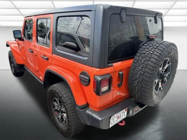 Used 2019 Orange Jeep Unlimited Rubicon image 9