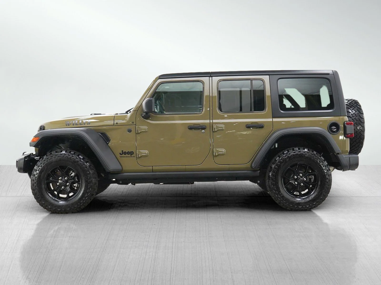 Used 2025 Jeep Wrangler 4-Door Willys with VIN 1C4PJXDG9SW567058 for sale in Hopkins, Minnesota