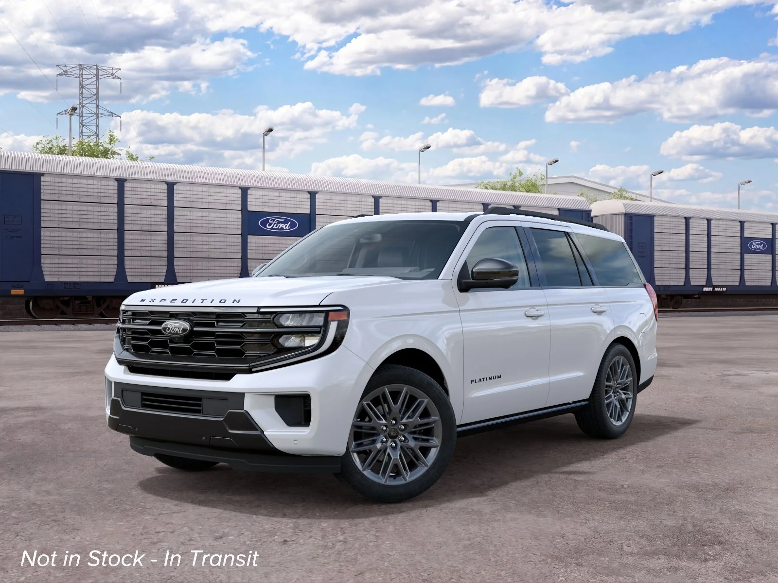 New 2027 Star White Metallic Tri-Coat Ford Platinum image 2