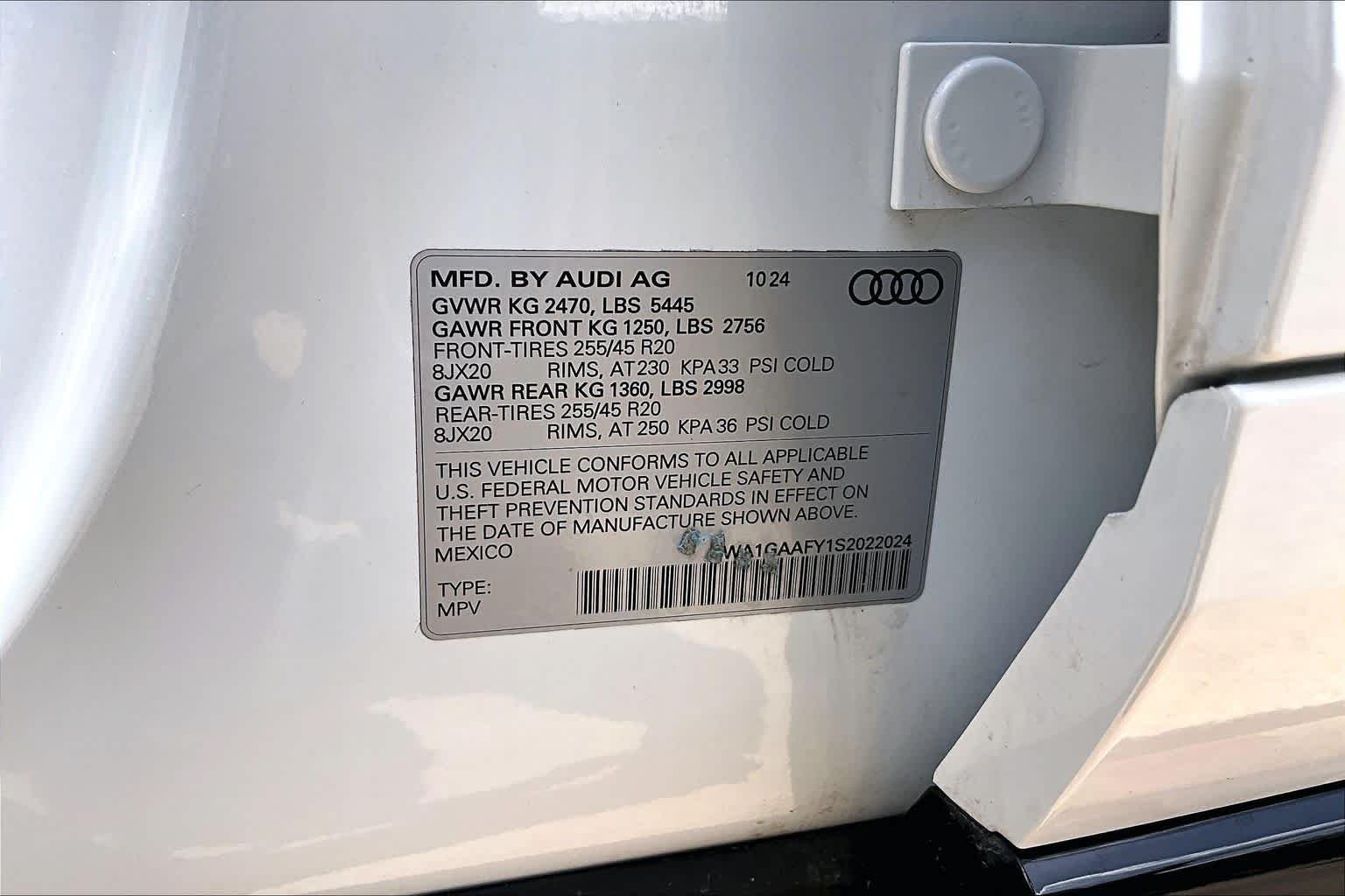 Used 2025 WHITE Audi S line Premium image 35
