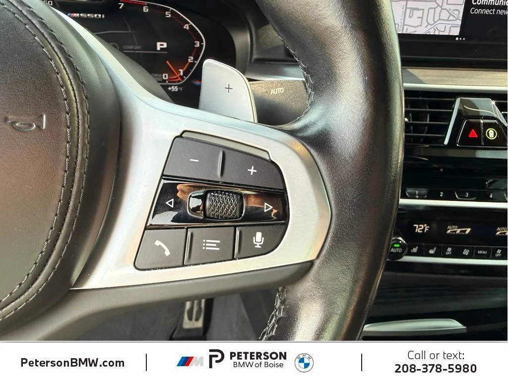 Used 2023 Black BMW M550i xDrive image 28