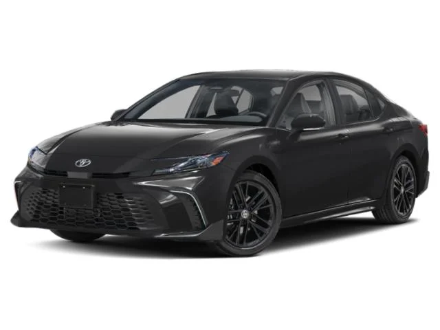 Used 2025 Midnight Black Metallic Toyota SE image 1
