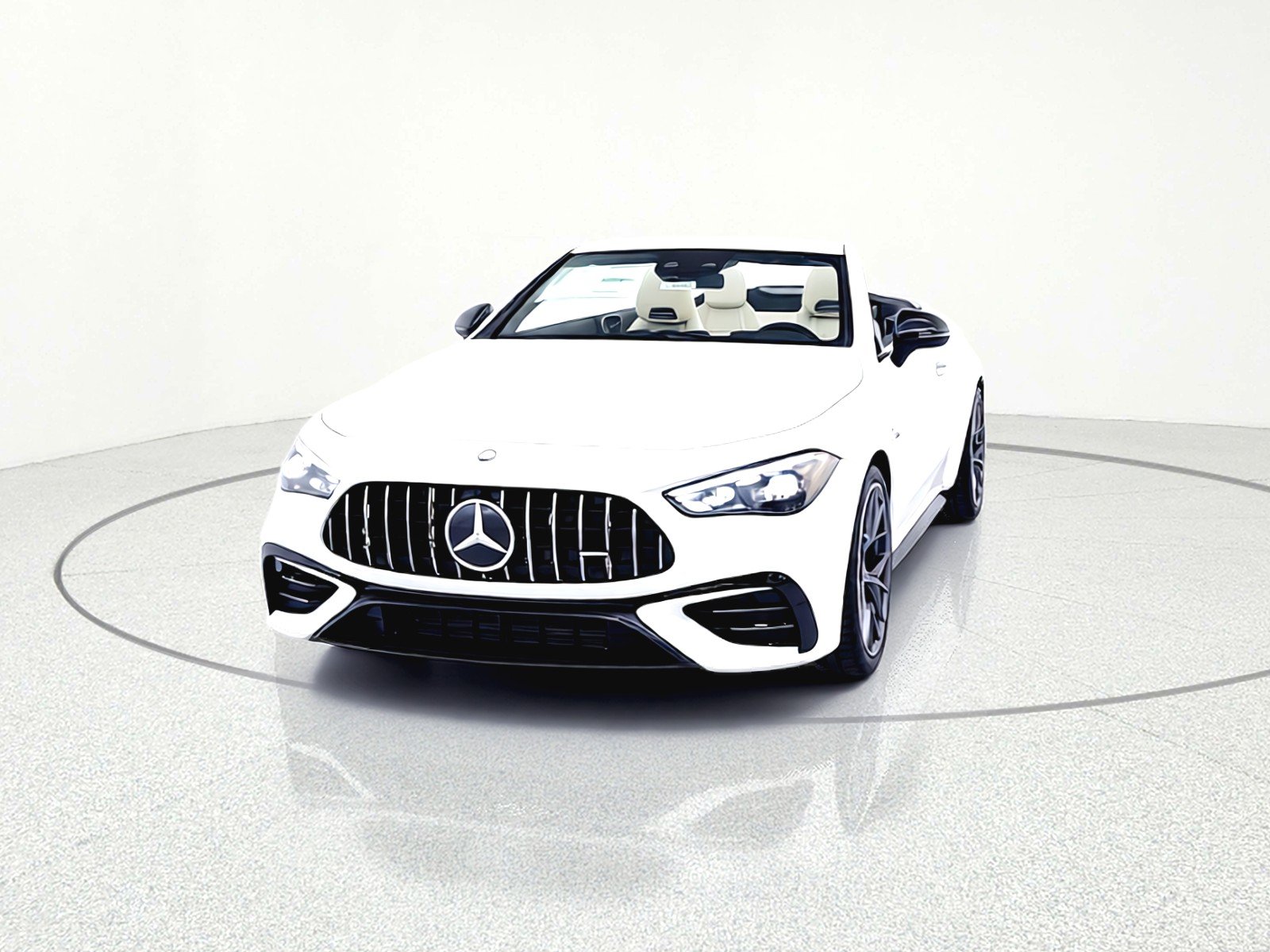 Certified Used 2026 MANUFAKTUR Moonlight White Metallic Mercedes-Benz AMG® CLE 53 4MATIC+ Cabriolet image 3