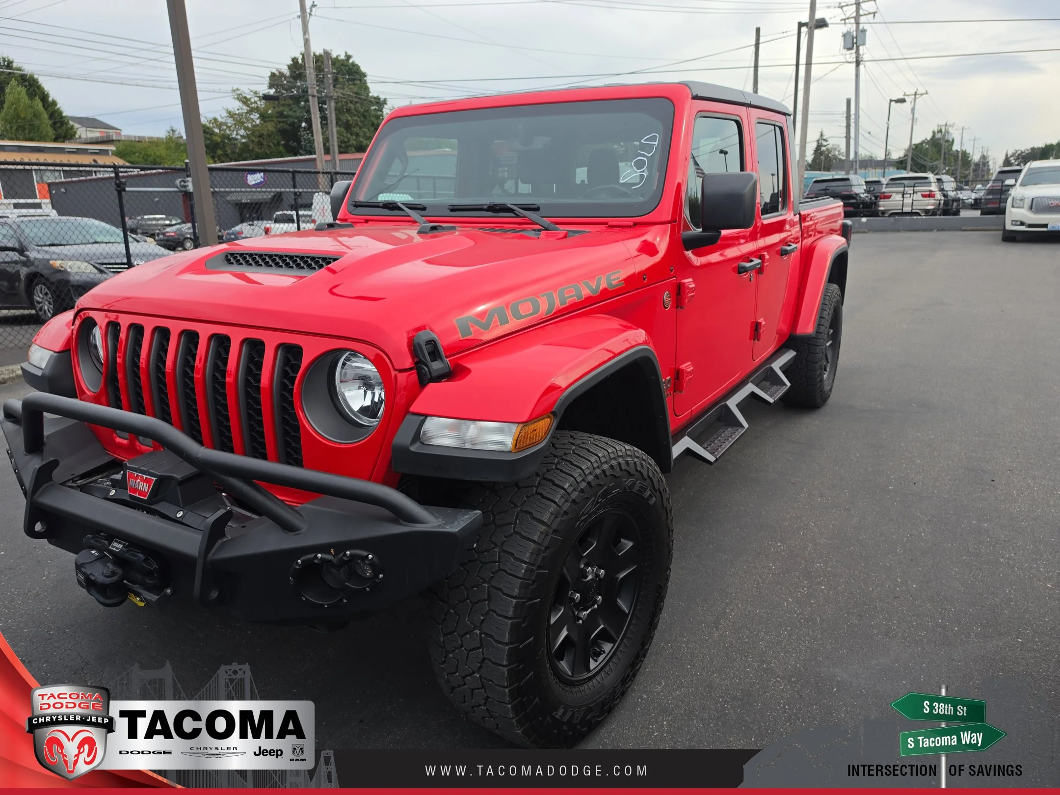 Certified Used 2021 Red Jeep Mojave image 1
