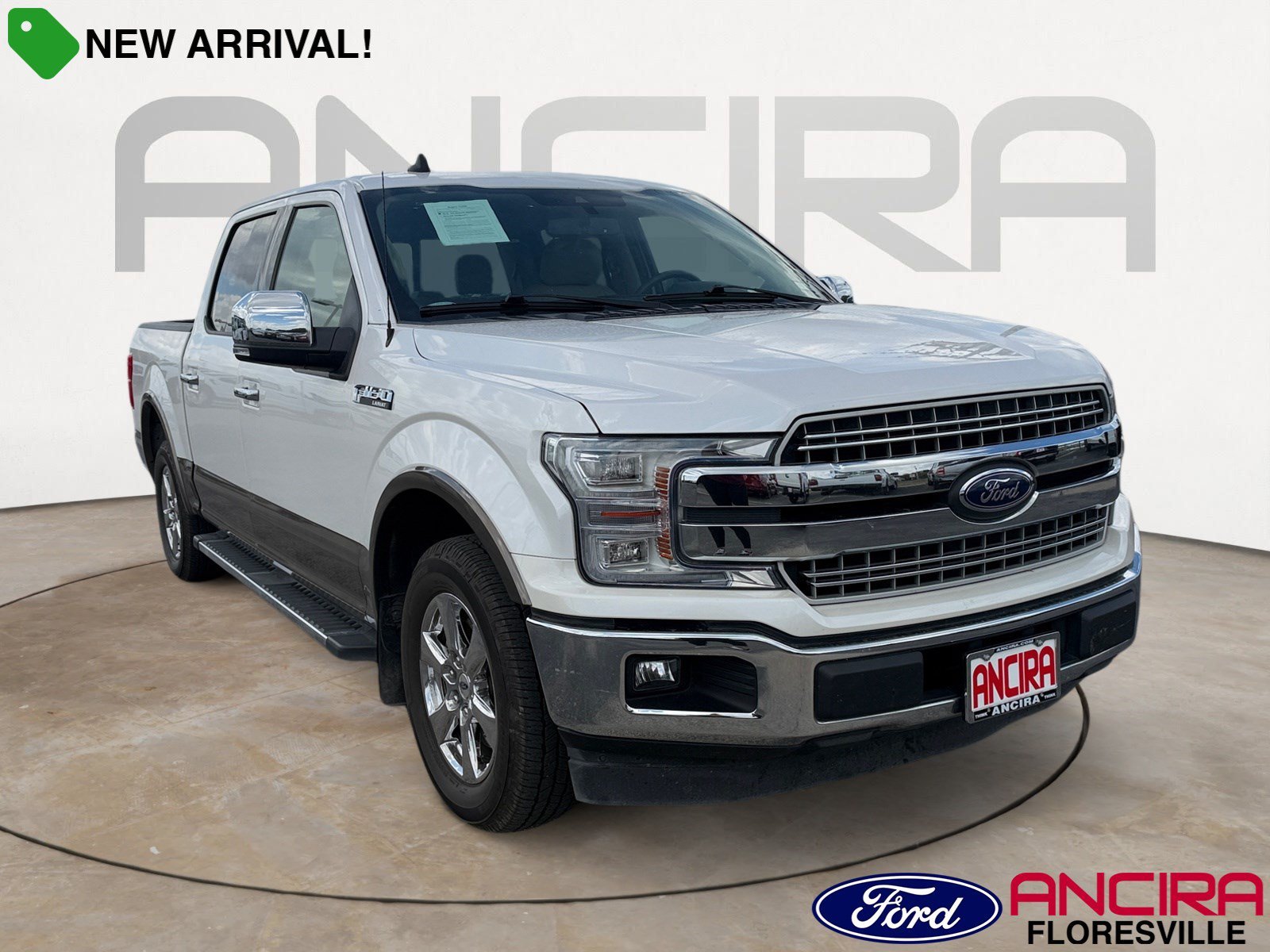 Used 2019 White Platinum Ford LARIAT image 1
