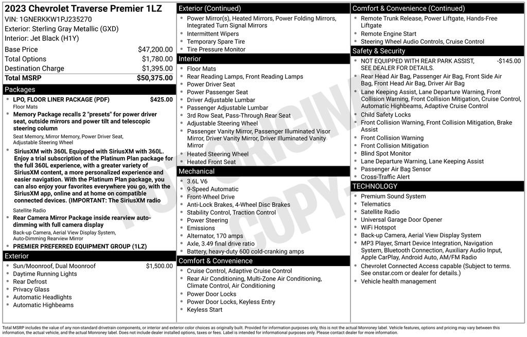 Used 2023 Gray Chevrolet Premier image 27