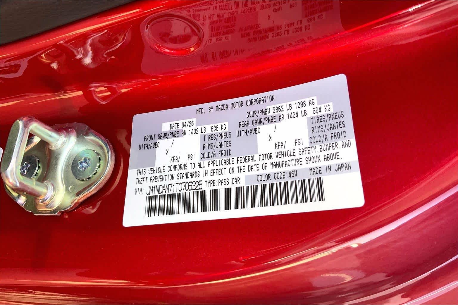 New 2026 Soul Red Crystal Metallic Mazda Grand Touring image 22