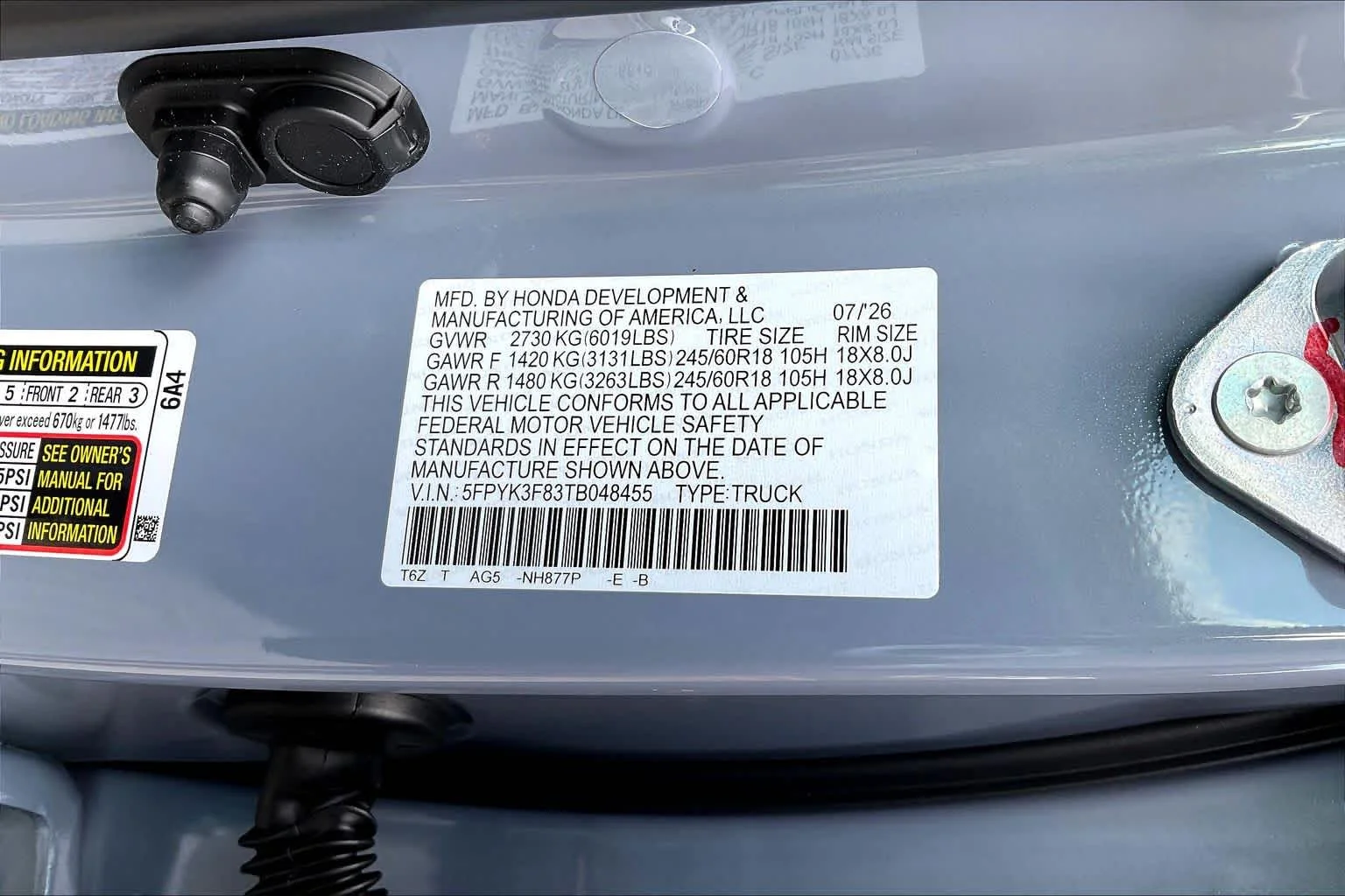 New 2026 Sonic Gray Pearl Honda Black Edition image 19