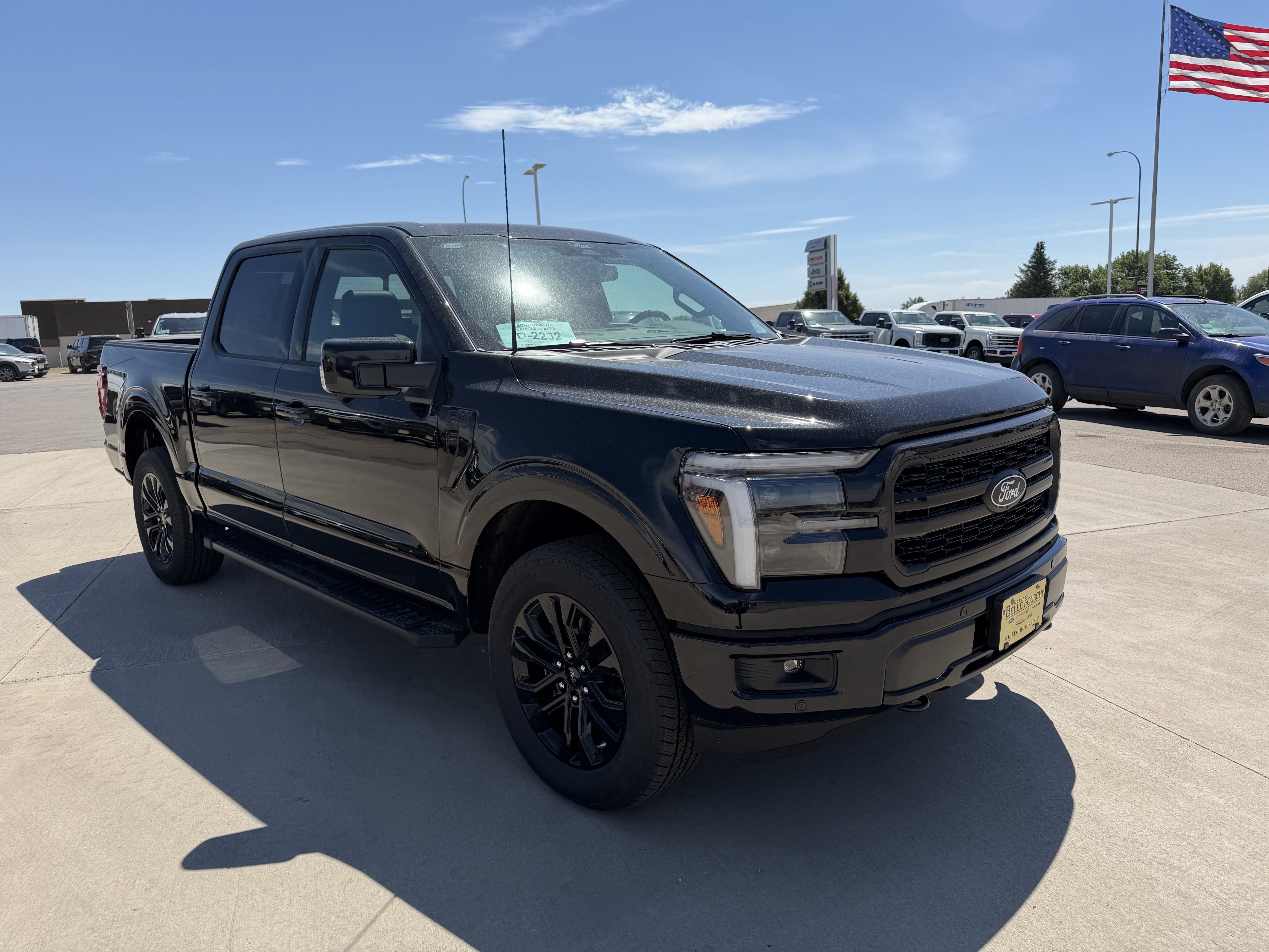 New 2026 Agate Black Metallic Ford LARIAT image 3
