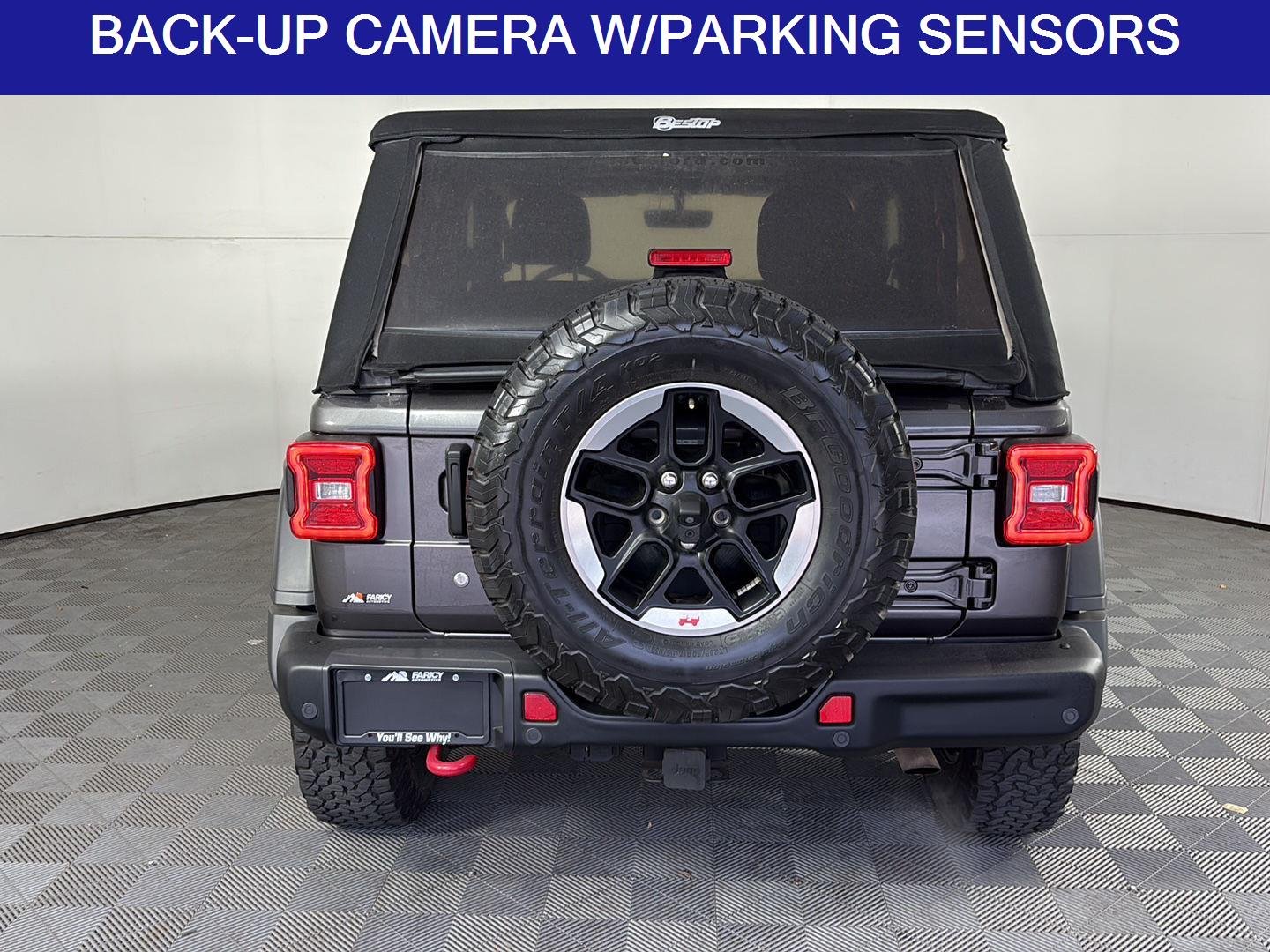 Used 2019 Granite Crystal Metallic Clearcoat Jeep Rubicon image 6