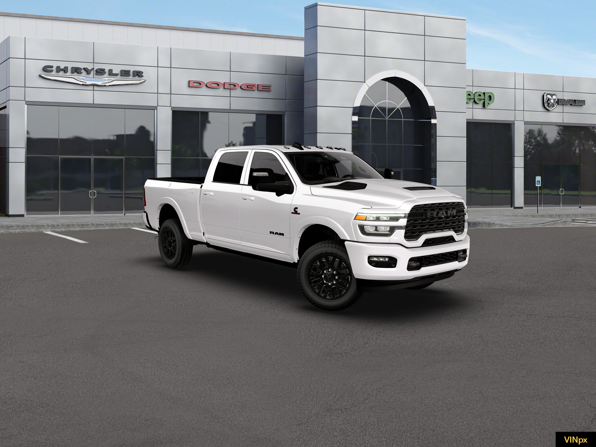 New 2026 Bright White Clearcoat RAM Limited image 11