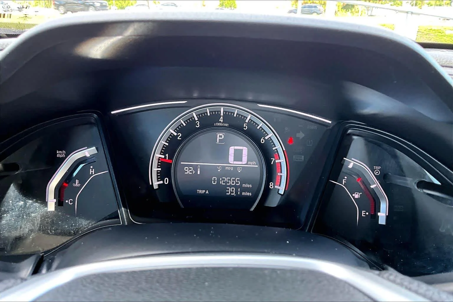 Used 2018 Crystal Black Pearl Honda LX image 24