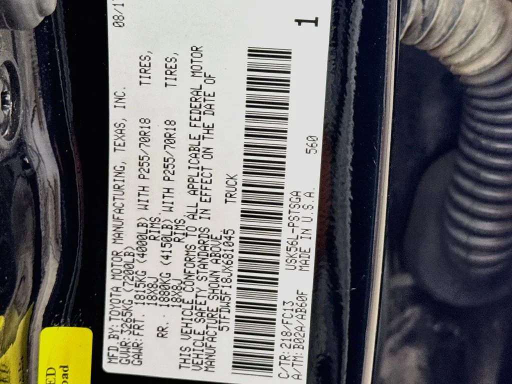 Used 2018 Black Toyota SR5 image 35