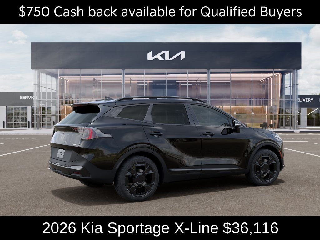 New 2026 Ebony Black Kia X-Line image 8