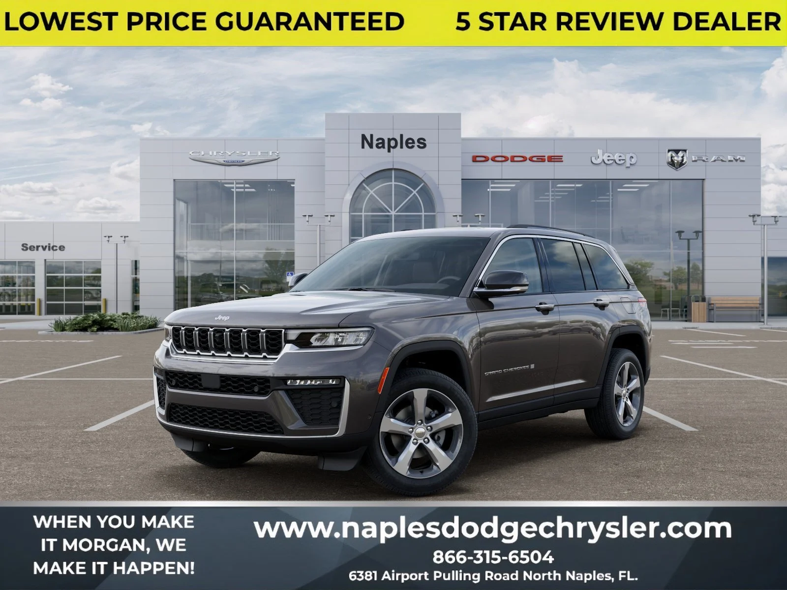 New 2026 Baltic Gray Metallic Clear-Coat Exterior Paint Jeep Limited image 1