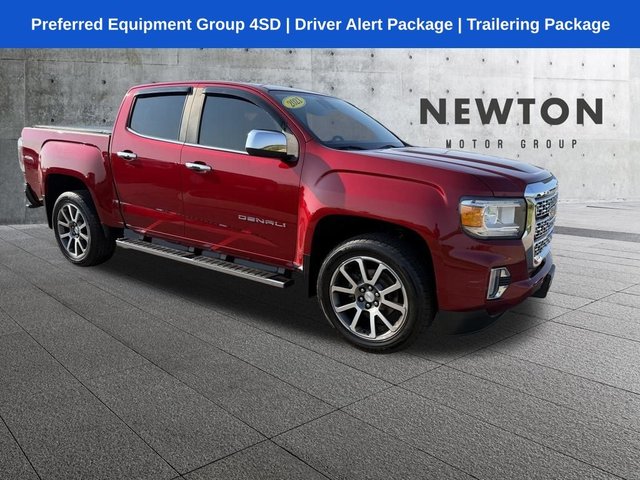 Pre-Owned 2021 GMC Canyon Denali 4WD 4 Door Crew Cab Short Bed Truck