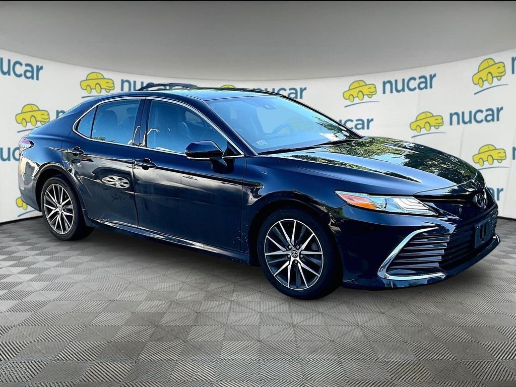 Used 2021 Blue Toyota XLE image 1