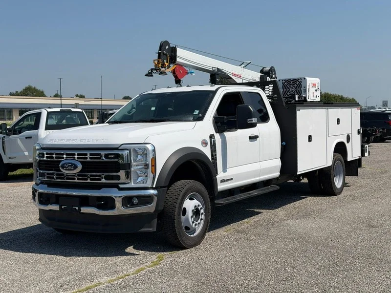 New 2026 Oxford White Ford Crane Body image 1