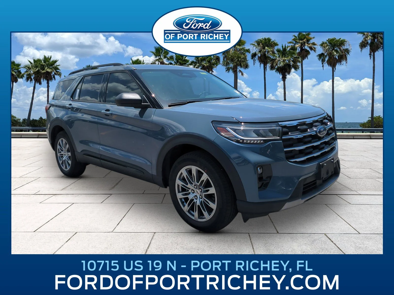 New 2026 Vapor Blue Metallic Ford Active image 1