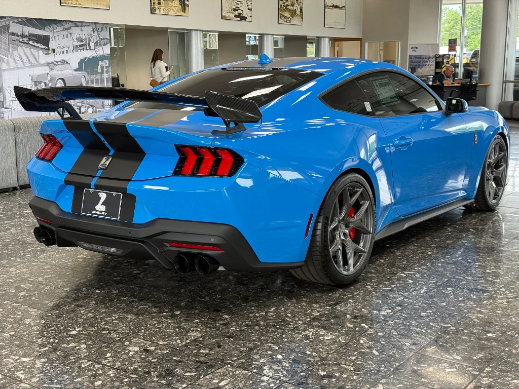 New 2025 Grabber Blue Metallic Ford SHELBY GT350 image 3