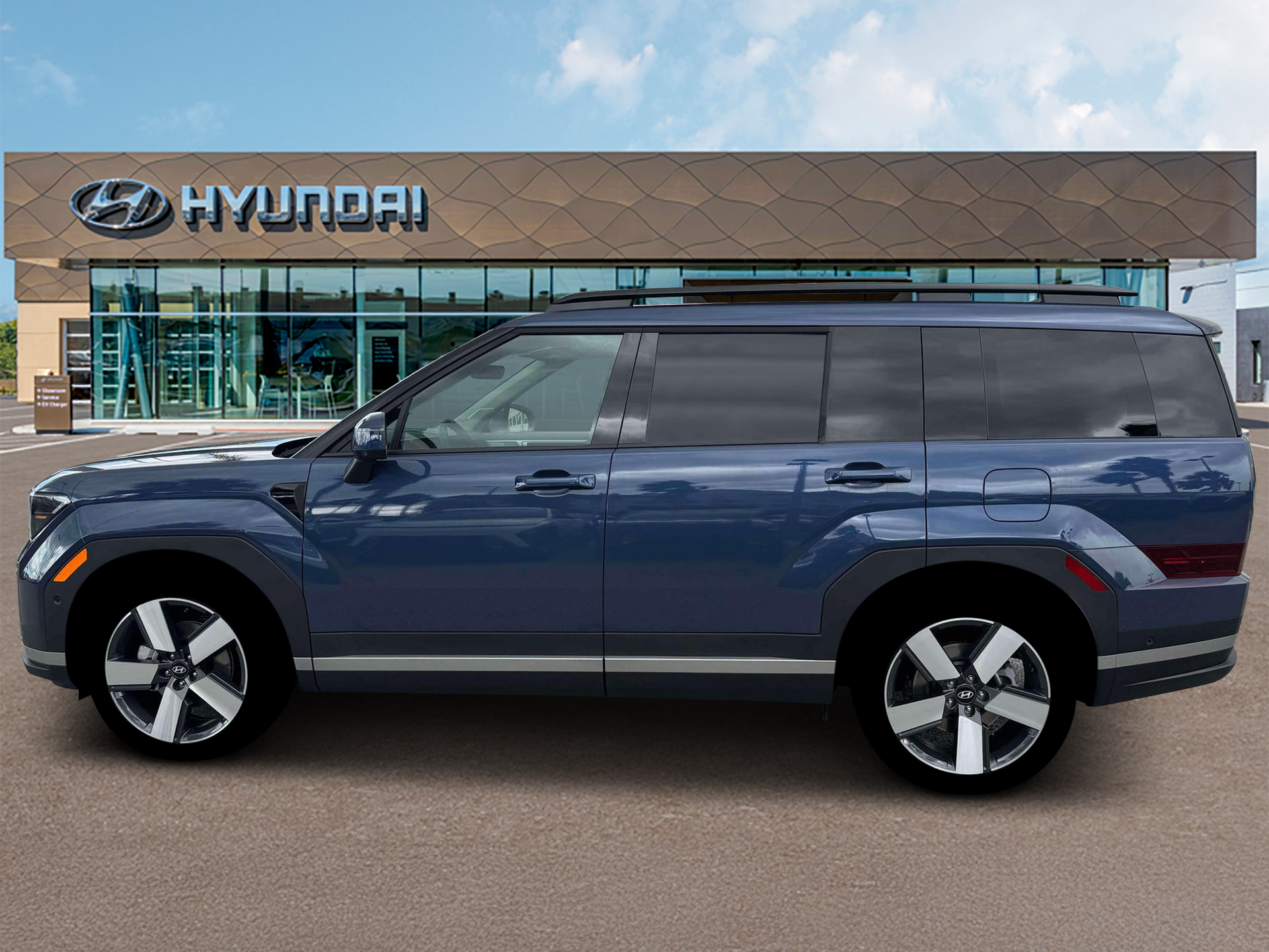 New 2026 Atlantis Blue Hyundai Limited AWD image 3