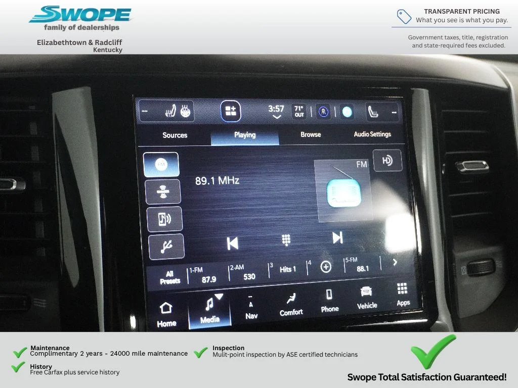 Used 2023 Bright White Clearcoat Ram Big Horn image 22