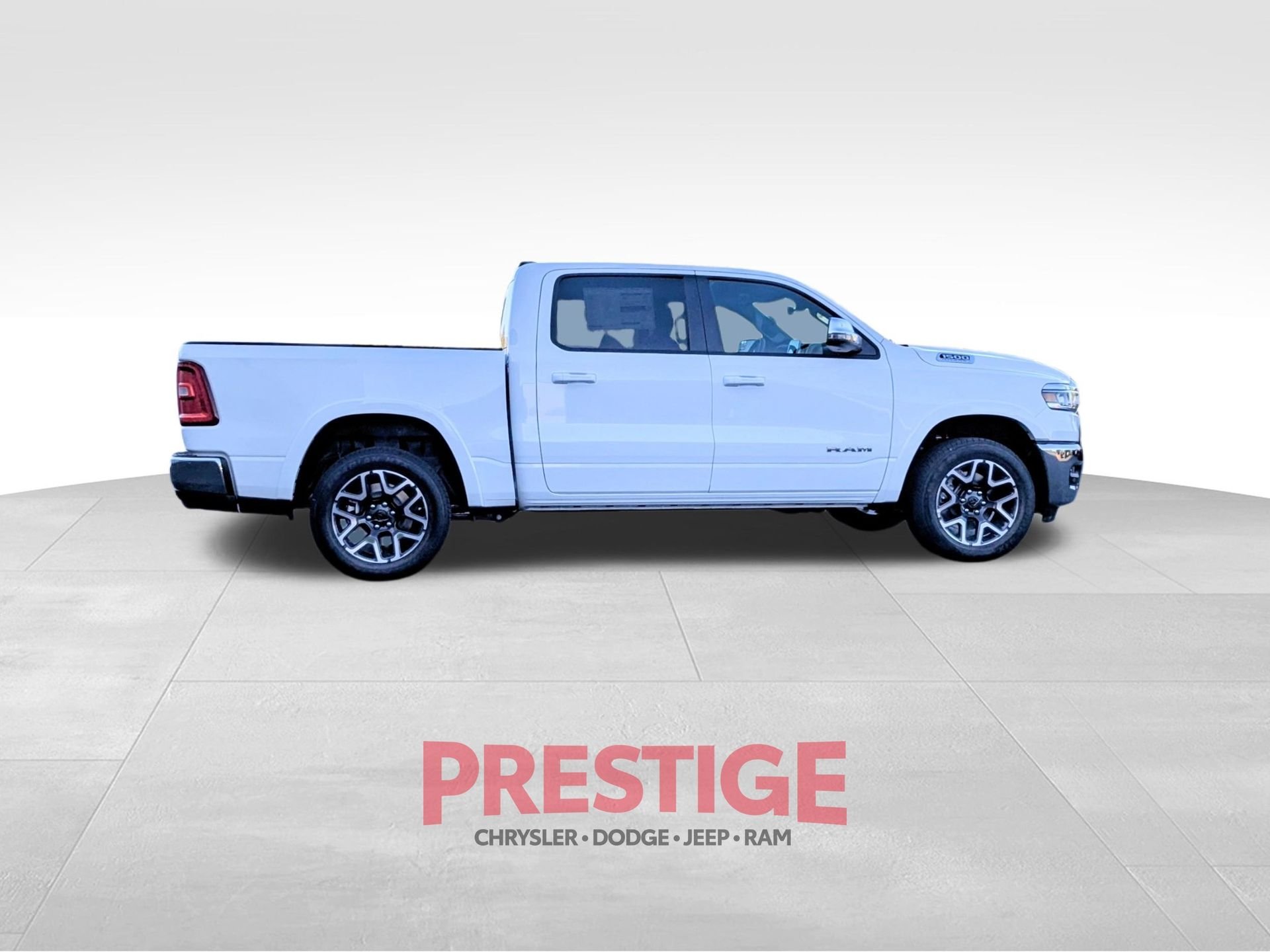 New 2026 Bright White Clear-Coat Exterior Paint RAM Laramie image 4
