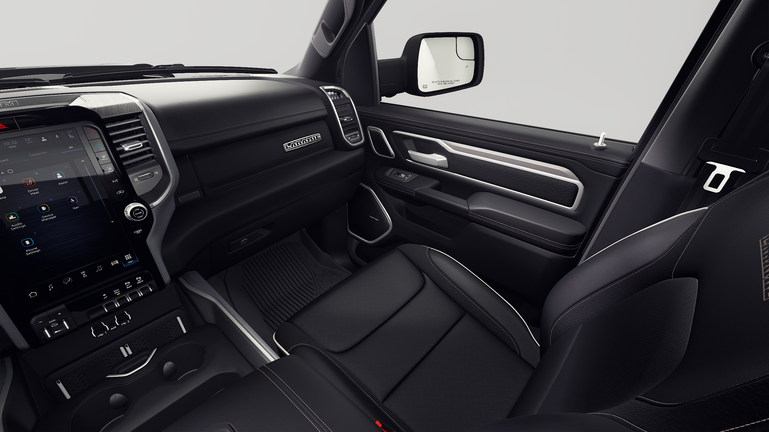 New 2027 Diamond Black Crystal Pearl-Coat Exterior Paint RAM Laramie image 19
