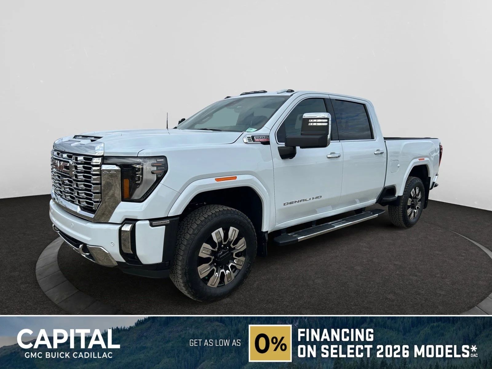 New 2026 Glacier White Tricoat GMC Denali image 1