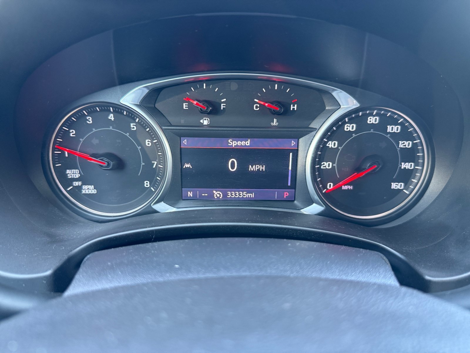 Used 2020 White Frost Tricoat GMC SLT image 11