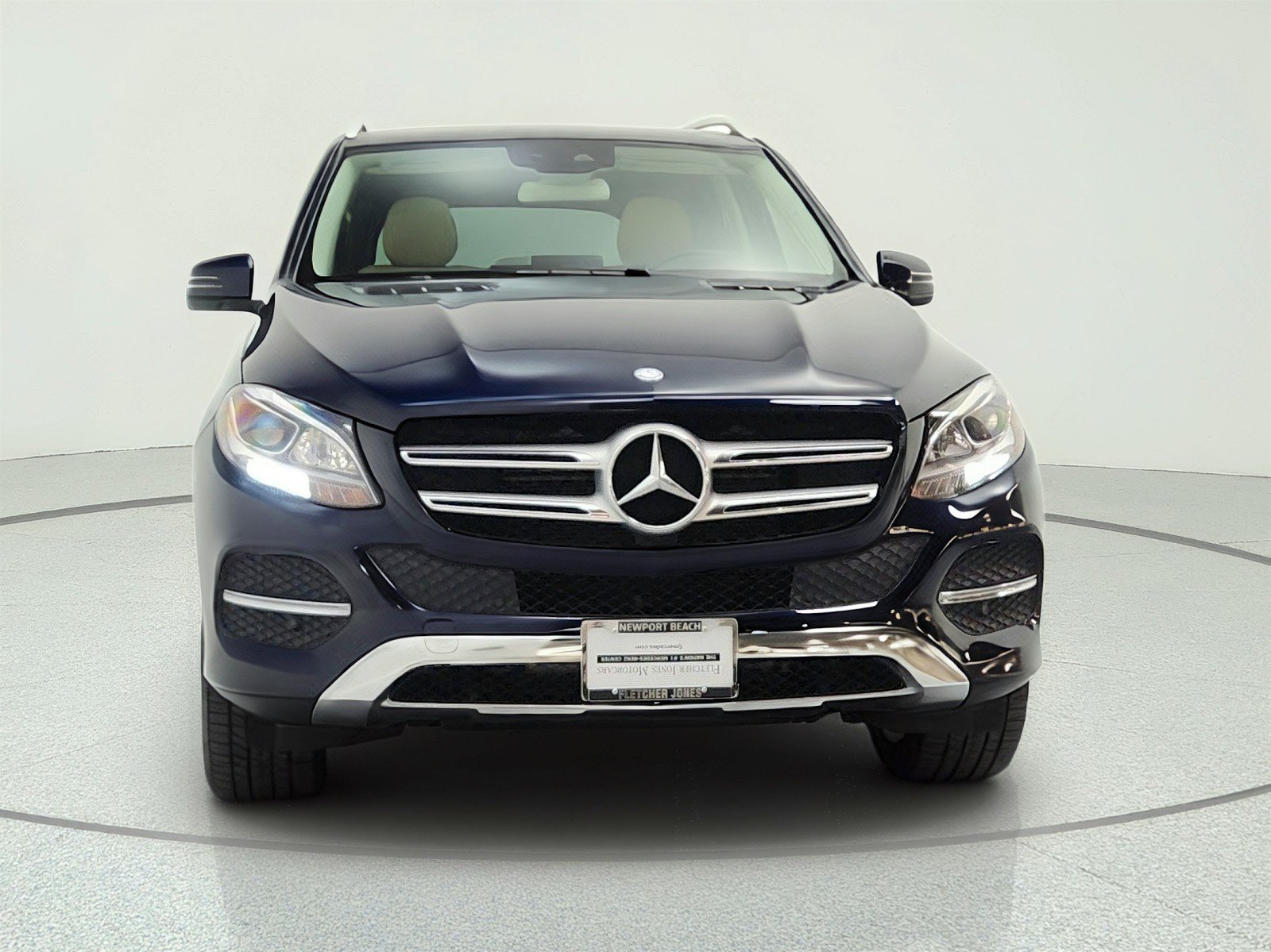 Used 2016 Lunar Blue Metallic Mercedes-Benz 4MATIC® 4dr GLE 350 image 2