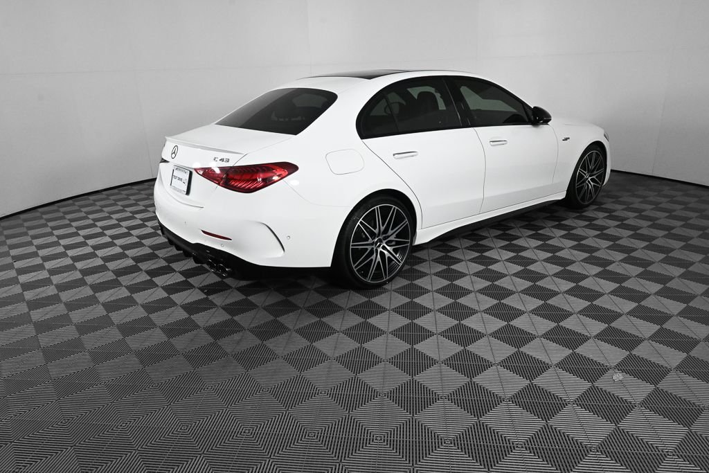 New 2026 Polar White Mercedes-Benz AMG® C 43 4MATIC® Sedan image 25
