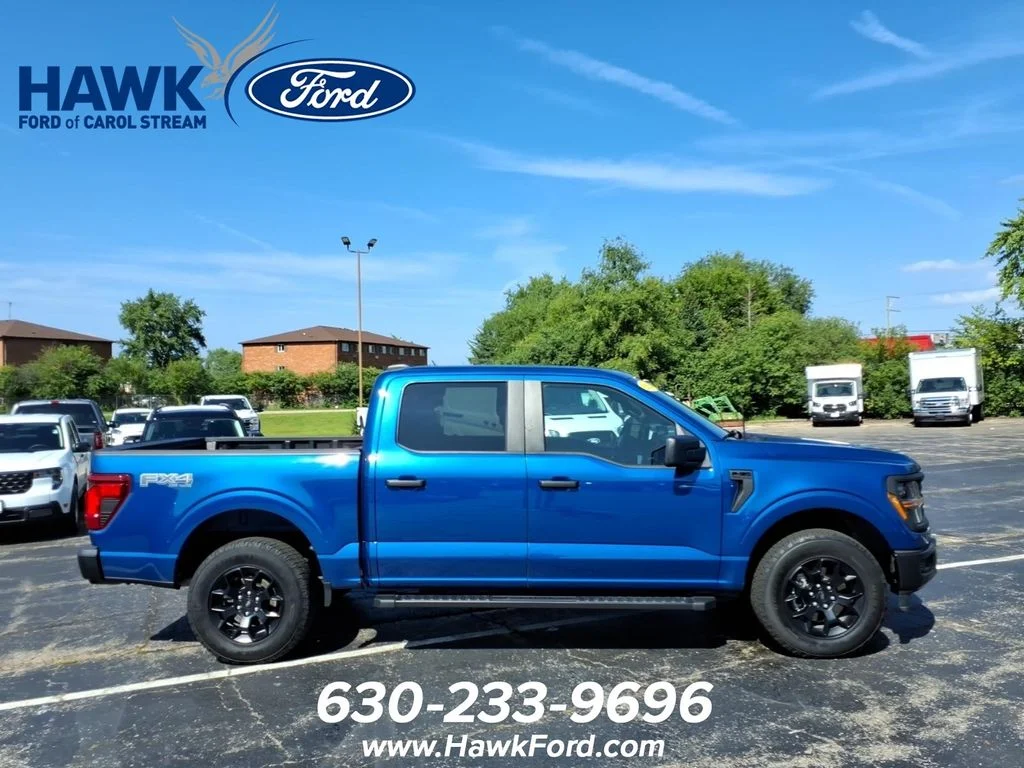 Certified Used 2024 Blue Metallic Ford STX image 8