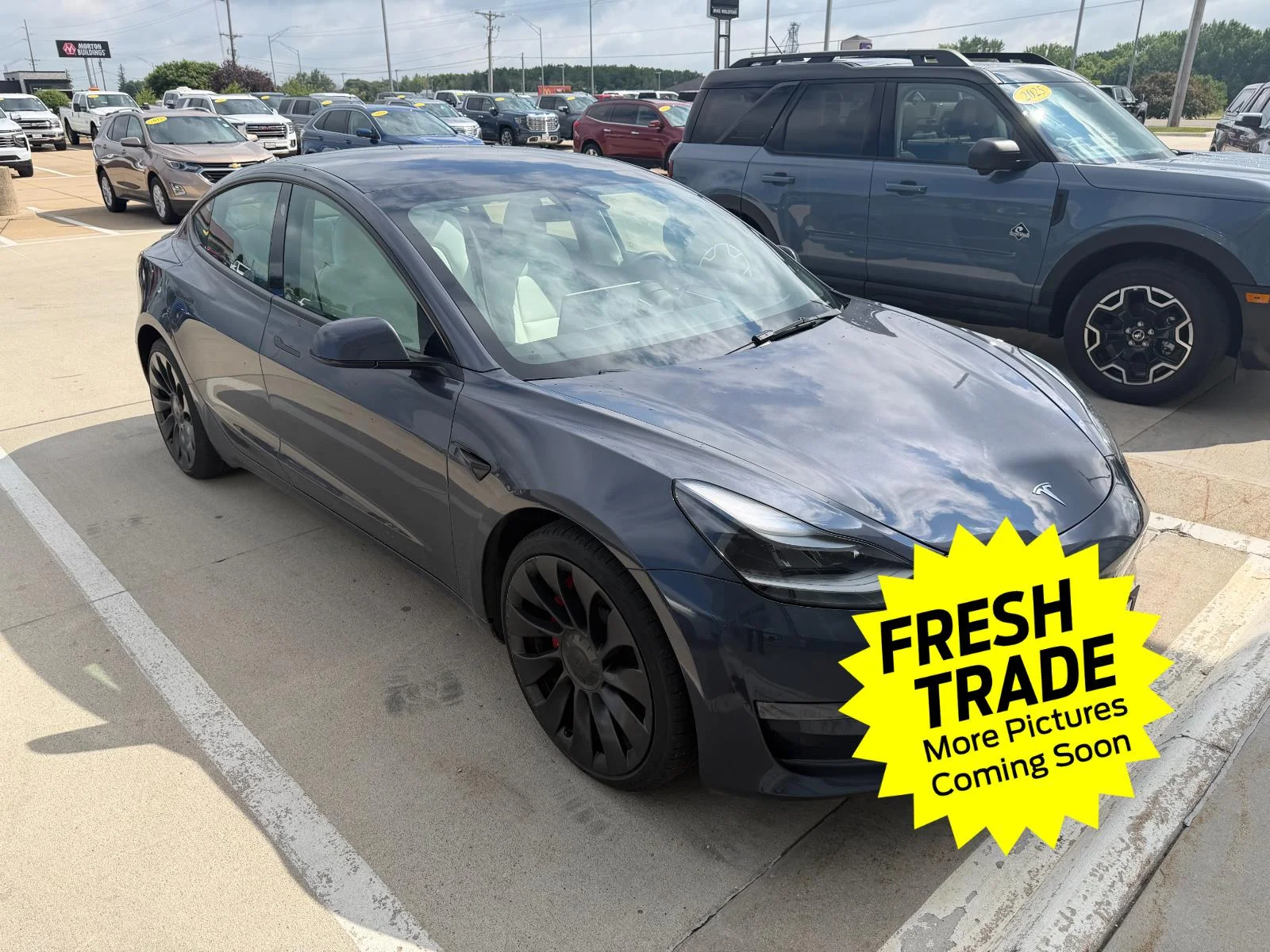 Used 2023 Tesla Model 3 Performance with VIN 5YJ3E1EC2PF398718 for sale in Charles City, IA