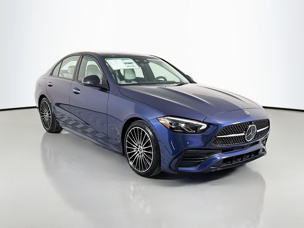 Used 2025 Blue Mercedes-Benz C 300 image 2