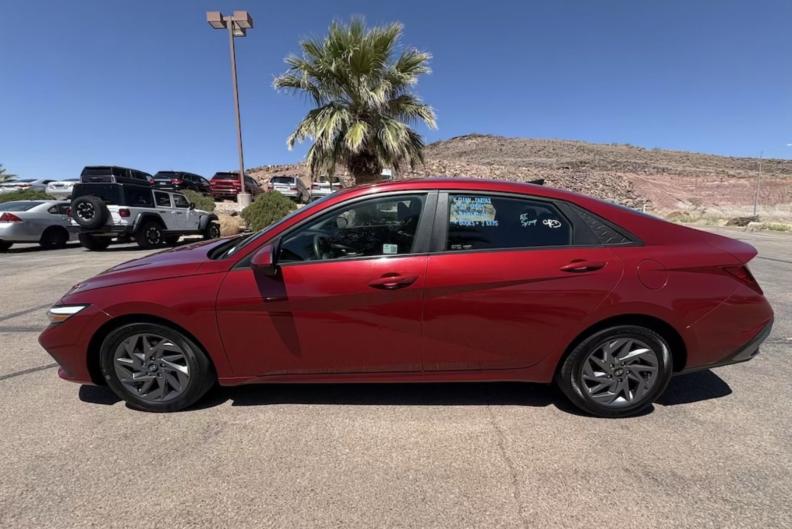 Used 2024 Ultimate Red Hyundai SEL image 2