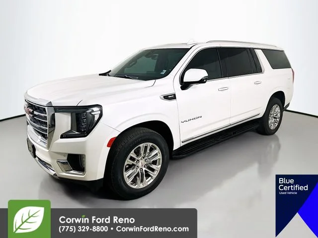 Certified Used 2022 White Frost Tri-Coat GMC SLT image 4