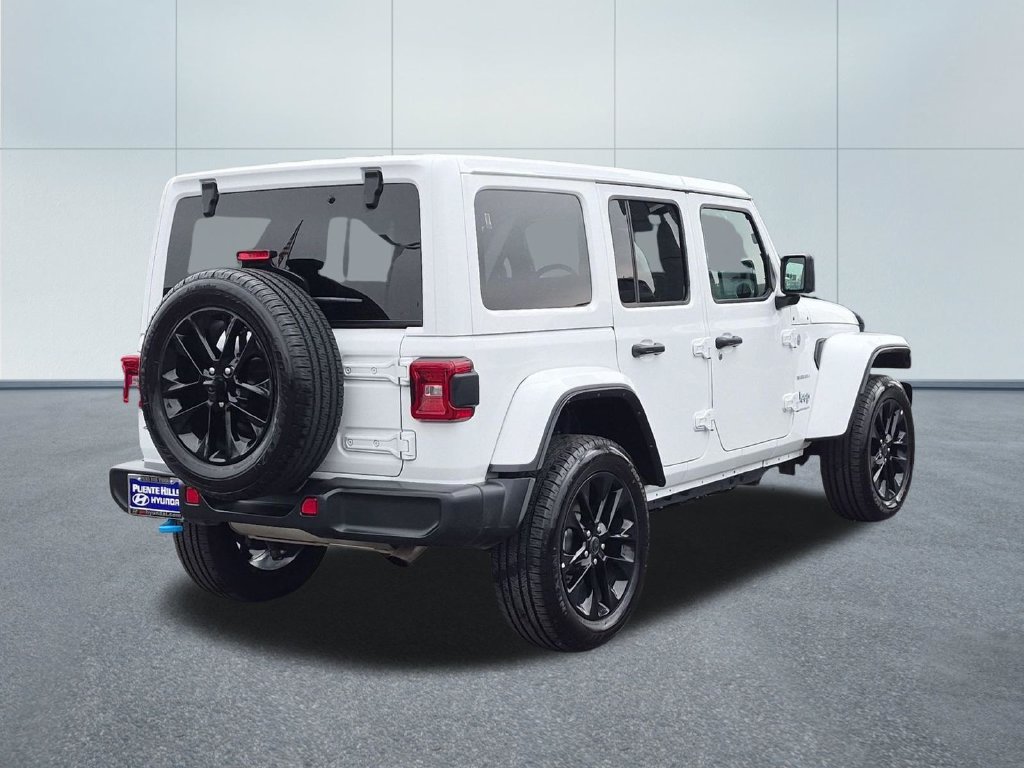 Used 2024 White Jeep Sahara 4xe image 7