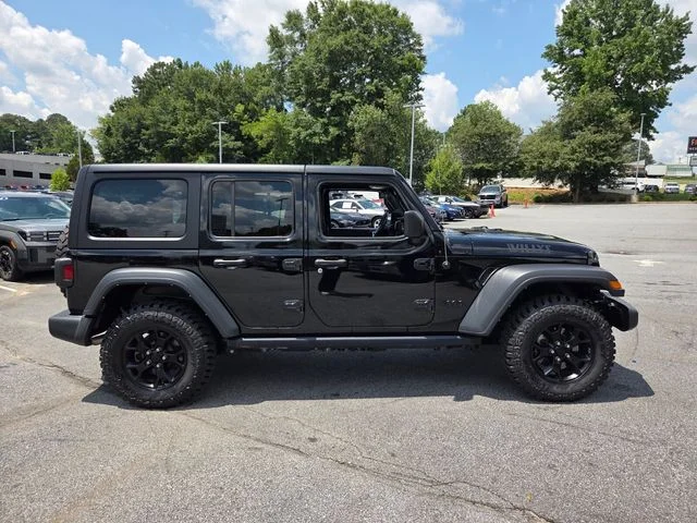 Used 2022 Black Jeep Unlimited Willys image 10