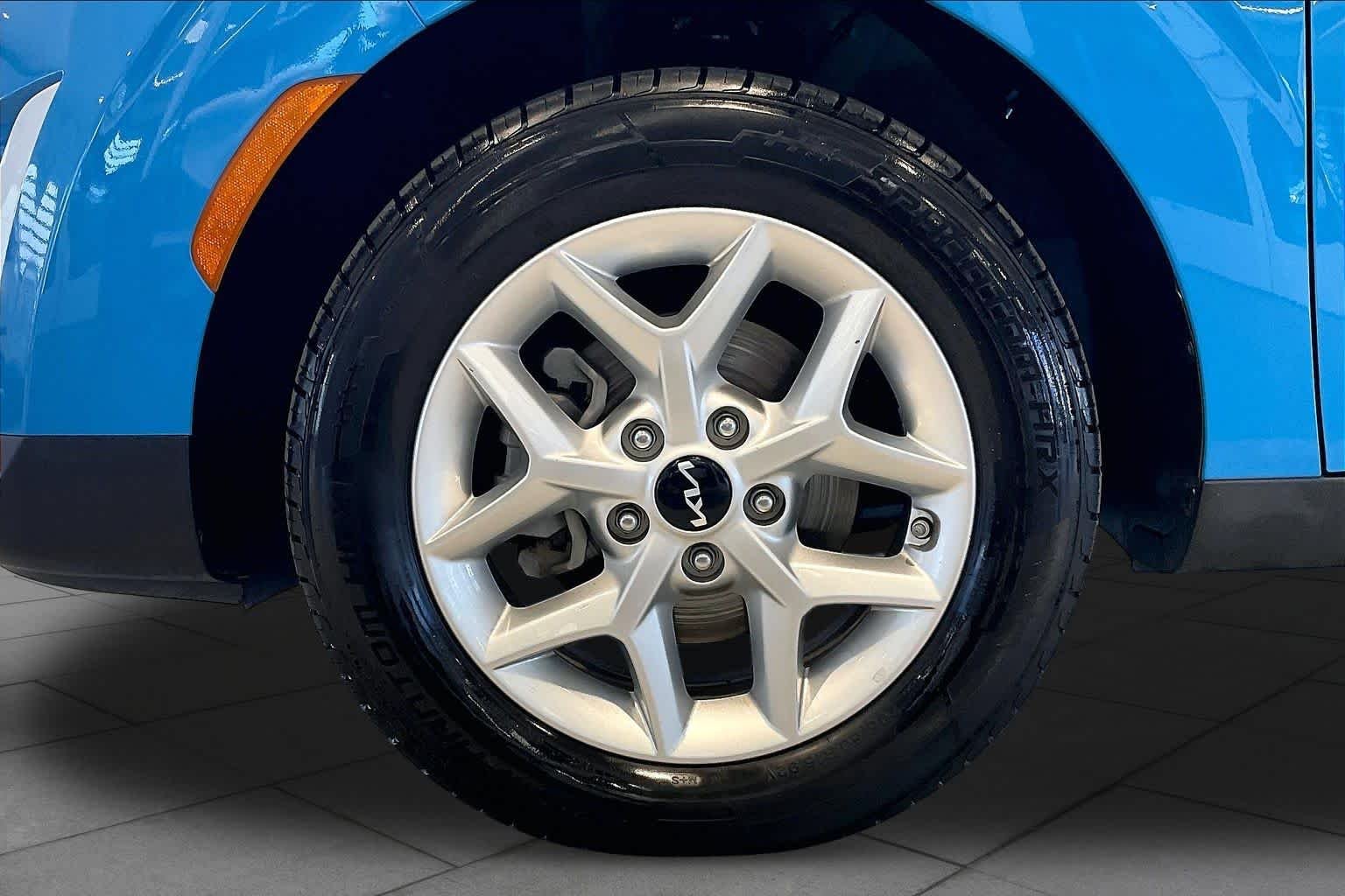 Used 2025 Surf Blue w/Black Roof Kia S image 10