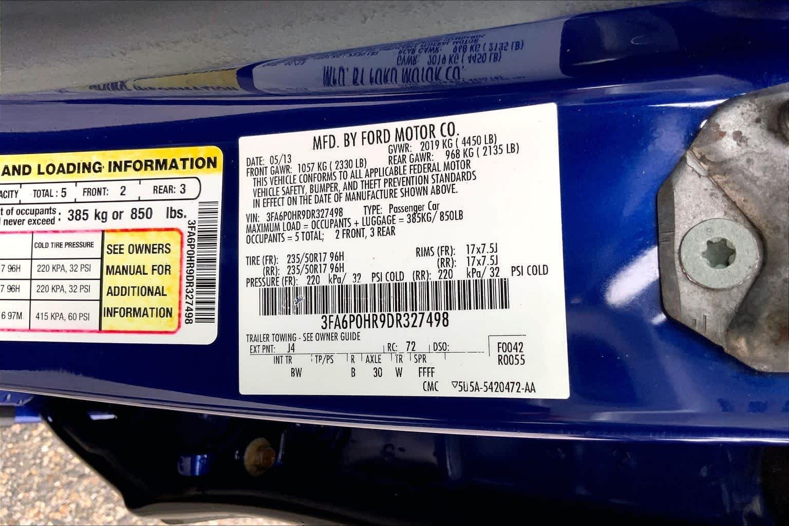 Used 2013 Deep Impact Blue Ford SE image 34
