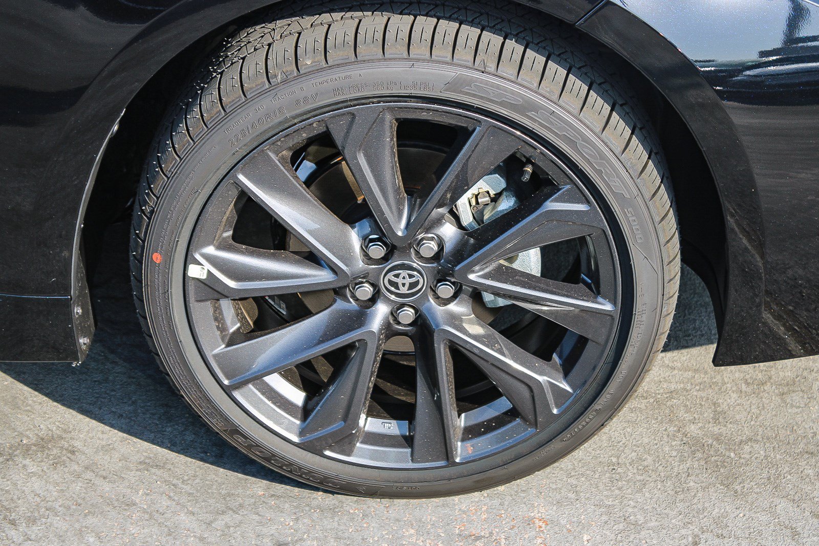 New 2026 Midnight Black Metallic Toyota  SE image 10