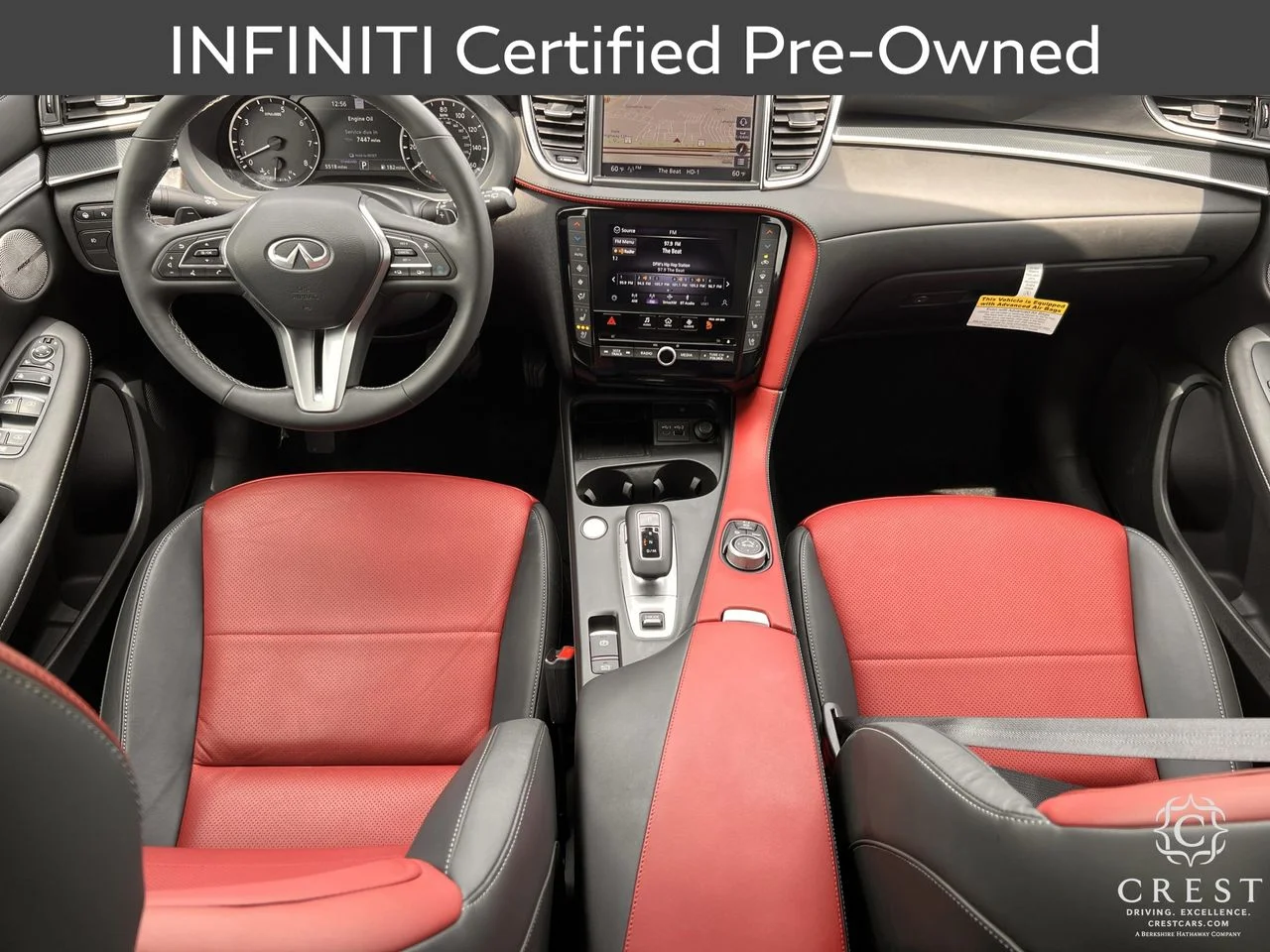 Certified Used 2025 Radiant White INFINITI SPORT image 6