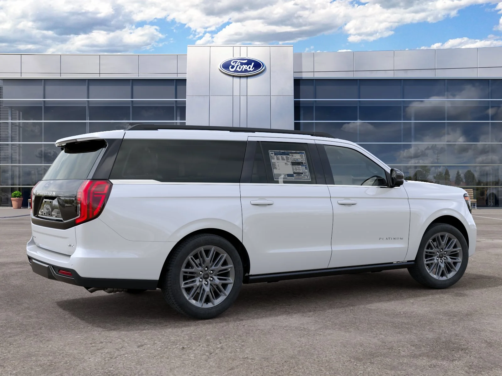 New 2027 Star White Metallic Tri-Coat Ford MAX Platinum image 35