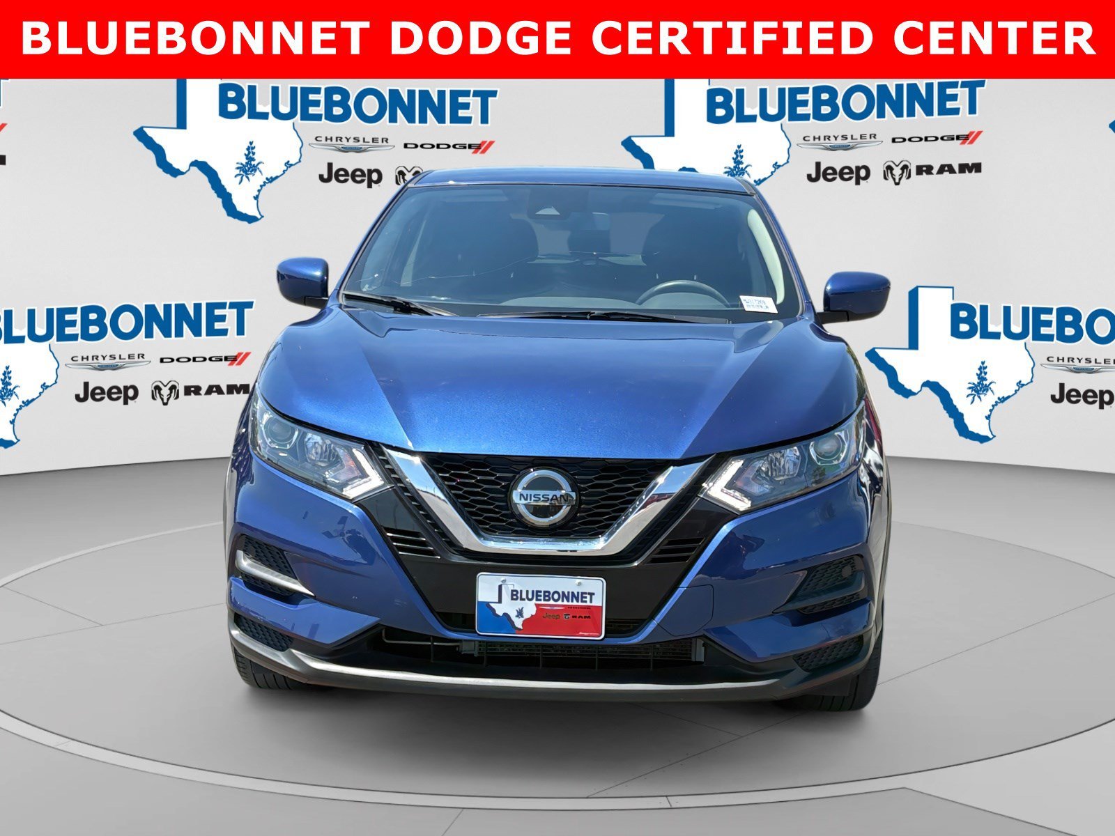 Used 2021 Caspian Blue Metallic Nissan S image 2
