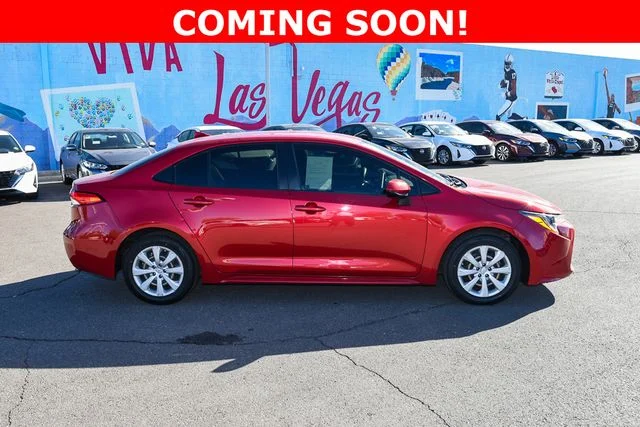 Used 2021 Red Toyota LE image 6