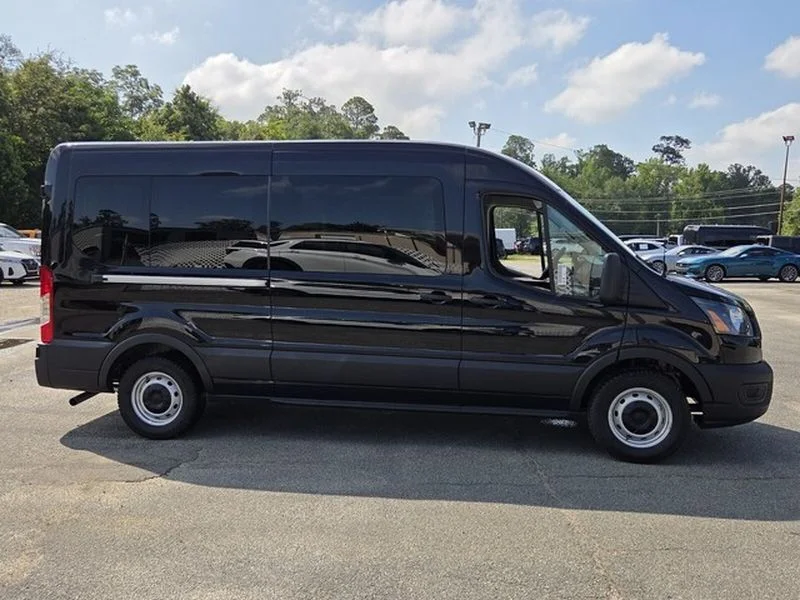 New 2026 Agate Black Metallic Ford Passenger Van XL image 11