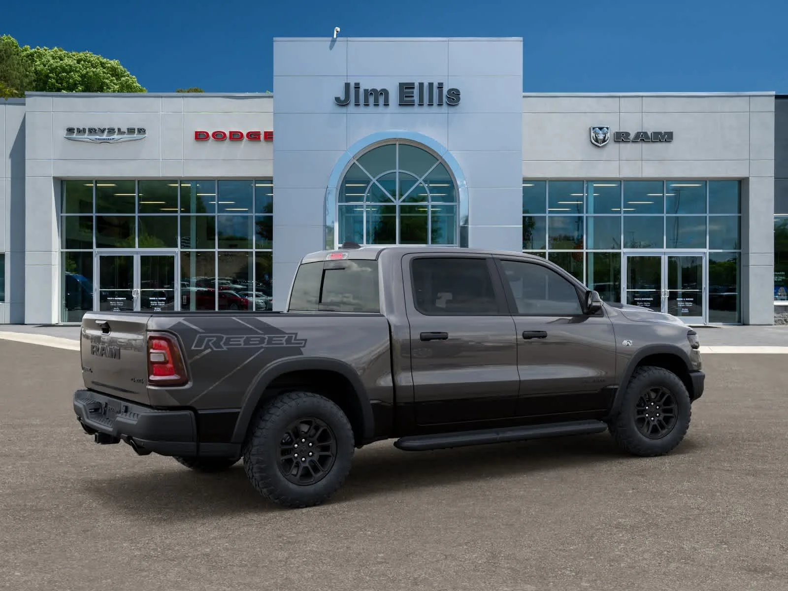 New 2026 Granite Crystal Metallic Clear-Coat Exterior Paint RAM Rebel image 4
