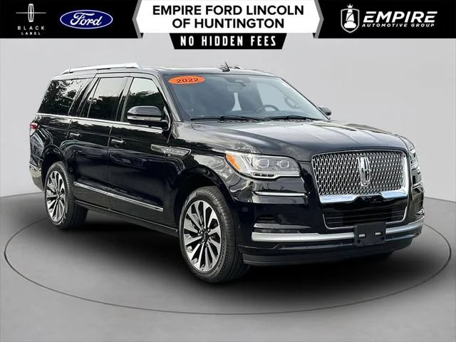 Used 2022 Infinite Black Metallic Clearcoat Lincoln Reserve L image 1