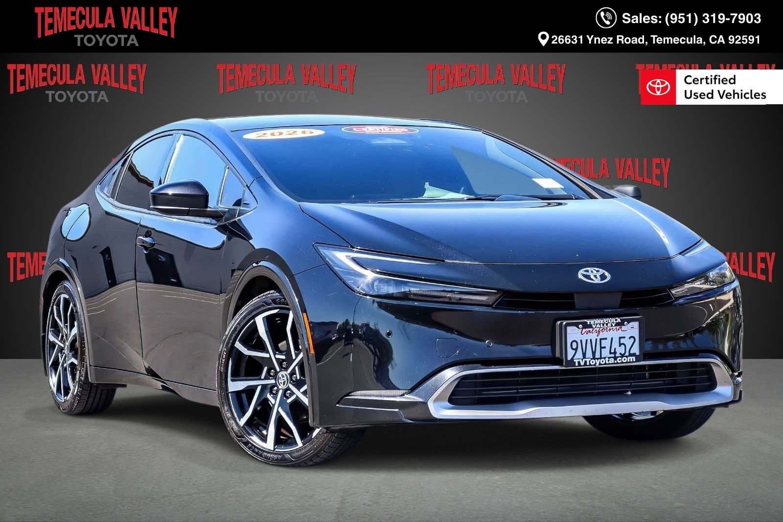 Used 2026 Midnight Black Metallic Toyota XSE image 1